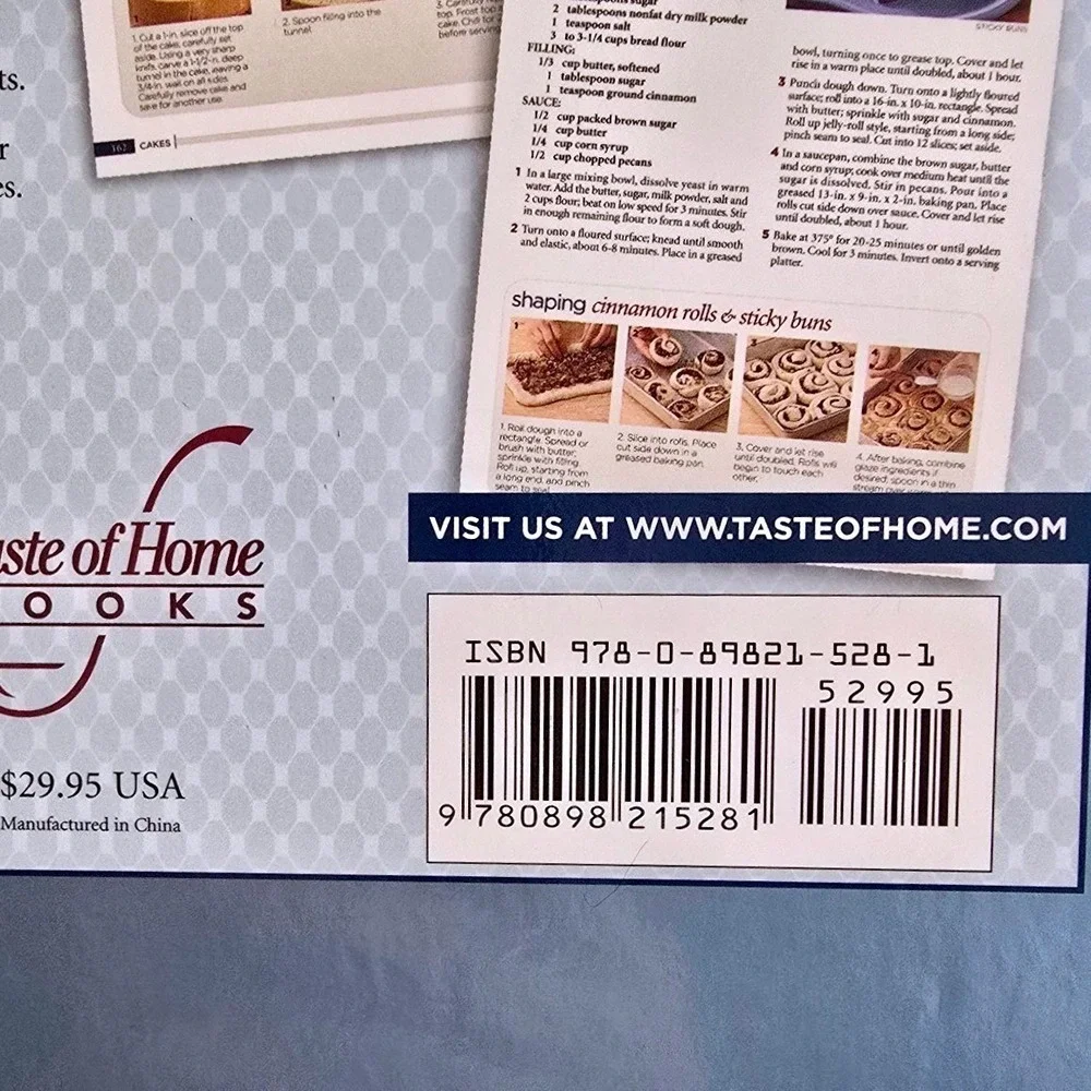Taste of Home Baking Book Cookbook 2007 Ring Binder Flaps 725+ Recipes 1st Ed